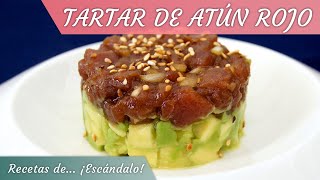 TARTAR DE ATÚN ROJO y aguacate delicioso y muy fácil [upl. by Nolita81]