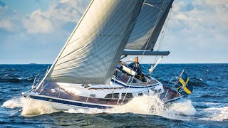 HallbergRassy 40C boat test  A turbocharged offshore cruising yacht  Yachting Monthly [upl. by Barbour]