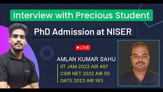 Interview with precious student  PhD admission at NISER [upl. by Roselin]