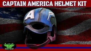 DIY CAPTAIN AMERICA HELMET KIT [upl. by Eustazio932]