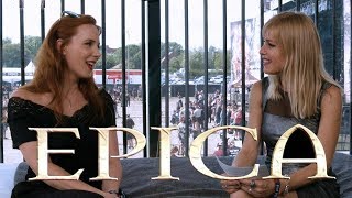 EPICA  Simone Simons on how she started and leaving your comfort zone  Alcatraz Festival 2018 [upl. by Dareg]