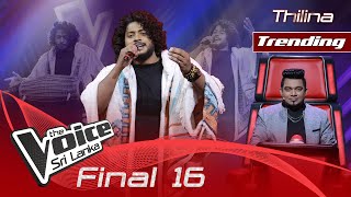 Thilina Sudesh Wanninayake  Pin Manda Ranga Bumiye පින් මන්ද රංග  Final 16  The Voice Sri Lanka [upl. by Chaim560]