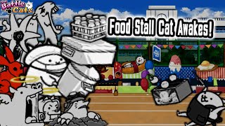 The Battle Cats  Food Stall Cat Awakes [upl. by Thury146]