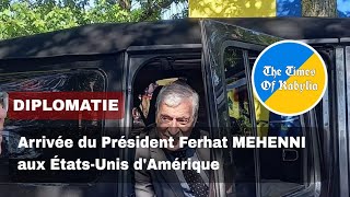 Le président Ferhat Mehenni arrive à Washington [upl. by Morra]