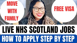 Get An NHS Scotland Job With Free Visa Sponsorship Immediately [upl. by Atinek]