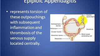 Epiploic Appendagitis [upl. by Ahsinid]