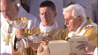 Pope Benedict XVI  Mass in Bellahouston Park Glasgow  Full video [upl. by Rima]