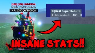 100 SUPER REBIRTHS EXPERIENCE in A Heros Destiny  Roblox [upl. by Serg]