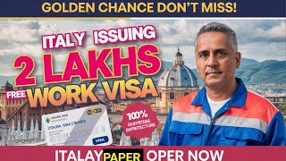 ITALY WORK VISAITALY SEASONAL NON Seasonal WORK VISA italy work visa [upl. by Birdie]