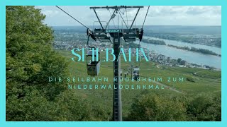 Die Seilbahn Rüdesheim zum Niederwalddenkmal [upl. by Swetlana64]