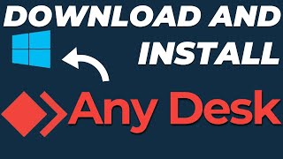 How to download and install Anydesk on Windows 10  11 2024 tutorial [upl. by Ettevahs]