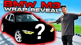 I WRAPPED MY BMW M3 CRAZY WRAP REVEAL [upl. by Uticas]