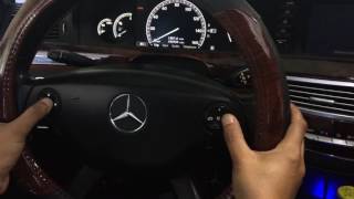 HOW TO RESET SERVICE LIGHT ON MERCEDES S550 W221 [upl. by Kimon]