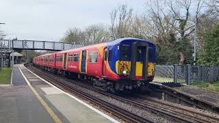 Class 455s depart Bookham [upl. by Esadnac573]