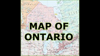 MAP OF ONTARIO [upl. by Anelrahs]