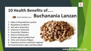 Health Benefits of Chironji  Buchanania Lanza [upl. by Jeno541]