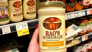 RAOS Alfredo Sauce Review  RAOS Fettuccine Alfredo [upl. by Ygief]