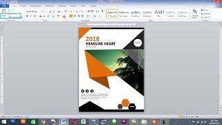 Make Cool Covers Only with Microsoft Word [upl. by Gainor]