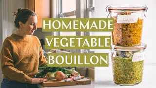 Homemade Vegetable Bouillon  a flavor bomb for your soups stews sauces etc and how to use it [upl. by Billie673]