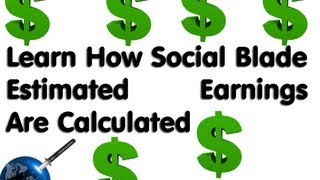 Estimated Earnings SocialBlade Tutorials [upl. by Aniehs]