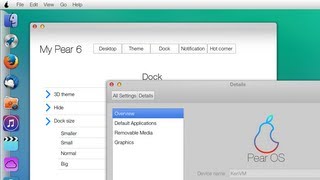 Pear OS  iOS and OS X Meets Linux  Software Showcase [upl. by Ssidnak73]