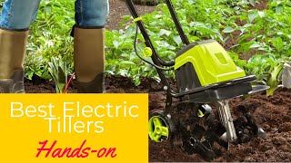 Best Electric Tiller in 2023 For clay soil Big amp Small Garden [upl. by Pinto]