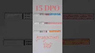 15 DPO Live Pregnancy Test infertility ttc pregnant shorts [upl. by Curzon]