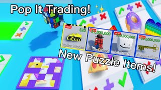 Pop It Trading ✨ SOLVABLE PUZZLES  RARE Puzzle Items‼️ [upl. by Boles483]