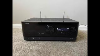 How to Factory Reset Yamaha RXV4A 52 HDMI 8K Bluetooth WiFi Home Theater Surround Receiver [upl. by Naimed]