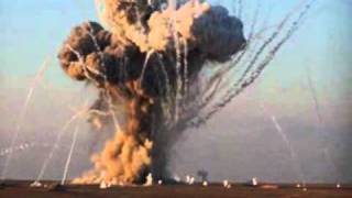 Huge White Phosphorus Explosion Video [upl. by Crutcher]