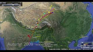 Tracking the Migration of Barheaded Geese [upl. by Carlynn]