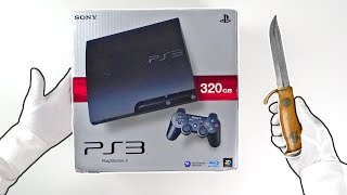 PS3 SLIM UNBOXING Sony Playstation 3 Console in 2019 [upl. by Sito]