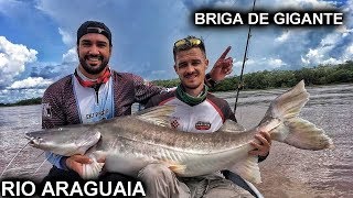 PEGAMOS UMA PIRAÍBA  MAIOR PEIXE DE COURO  RIO ARAGUAIA [upl. by Assela191]