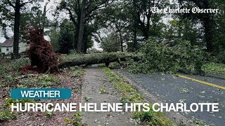 Hurricane Helene Hits Charlotte NC [upl. by Riker]