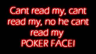 Poker Face  Lady Gaga  LYRICS [upl. by Anissej]