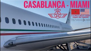 TRIPREPORT  Royal Air Maroc ECONOMY  Boeing 7878  Casablanca  Miami [upl. by Strong]