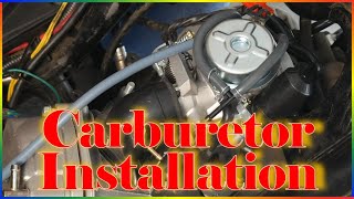 GY6 Carburetor inspection amp Installation [upl. by Anaehr]