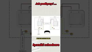 Jak podłączyć łączniki schodowe oświetlenie schodowy silnikelektryczny [upl. by Ashton268]