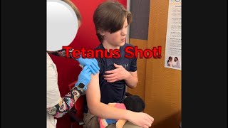 I had to get a tetanus shot😞 [upl. by Adnolat905]