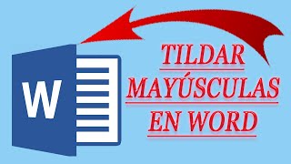 Como poner TILDES a las MAYÚSCULAS en Word automáticamente [upl. by Endor]