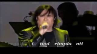 Renato Zero  Fortuna karaoke  fair use [upl. by Neelra]