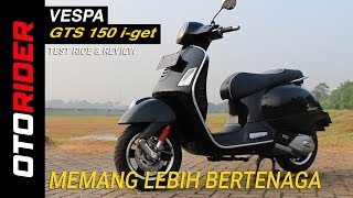 Vespa GTS 150 iget Test Ride Review  OtoRider  Supported by MBTech [upl. by Rod]