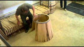 Produkcja beczki cz1  How to make a wine barrel part 1 [upl. by Liatris]