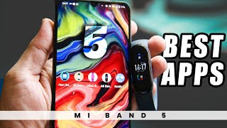 Mi Band 5 The 5 MUST HAVE Apps [upl. by Assetnoc]