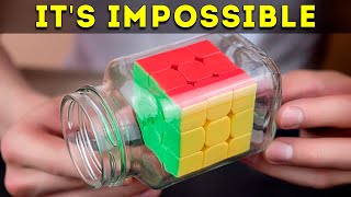 Rubiks Cube in a Bottle  Its Impossible  DIY [upl. by Trudi]