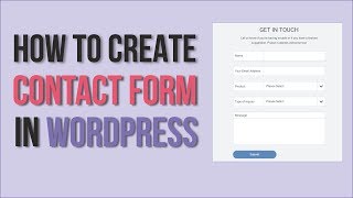 How to Create a Contact Form in WordPress  Using WPForms  EASY [upl. by Yllime605]