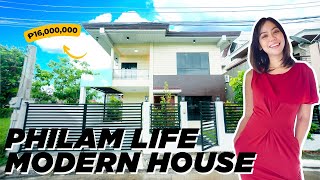 SOLD Philamlife Village Modern House Near Gate  House Tour [upl. by Enaxor269]