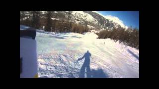 Pylones  black run at Serre Chevalier France [upl. by Fortna624]