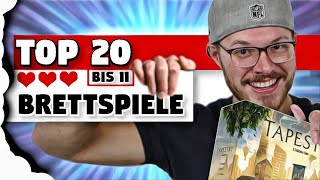 Brettspiele TOP 20 bis 11  Die besten Brettspiele [upl. by Obocaj]