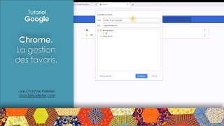 Google Chrome  La gestion des favoris [upl. by Suilmann]